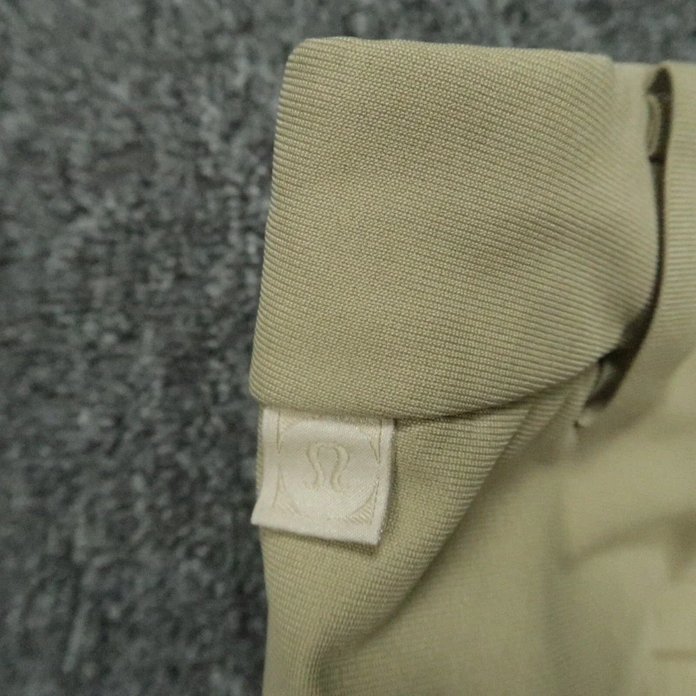 Lululemon Pants Men 34x33 Khaki‎ Tan Commission Classic Warpstreme Chino Trouser